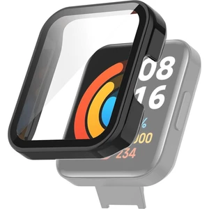 Xiaomi Redmi Watch 2 Lite Gl Ekran Korumalı Sert Slim Rubber Kılıf - Siyah