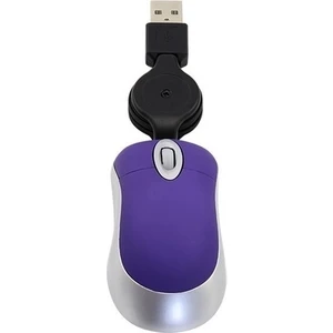 Dizüstü Bilgisayar Için USB Kablo Taşınabilir Küçük Fareler Mor (Yurt Dışından)