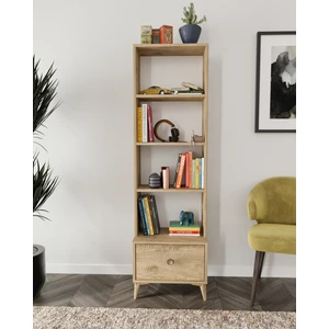 Kzn Home Akasya Çekmeceli Kitaplık Meşe - Tamamı 1. Kalite Mdf