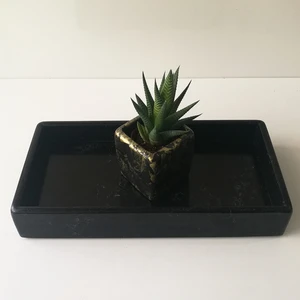 BMK Mermer Mermer Sunum-Servis Tabağı, Kuvars Sunum Tabağı,takı Banyo Düzenleyici Organizer