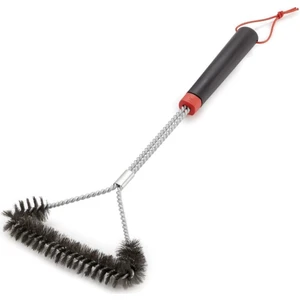 Üç Taraflı Mangal Izgara Fırçası 45 cm