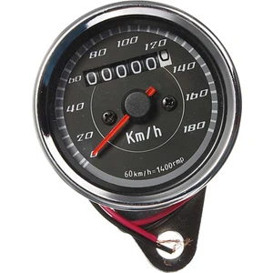 Siyah Dijital Mavi LED Kilometre Sayacı Hızmetometre Ölçer 12 V Motosiklet Için Moped (Yurt Dışından)