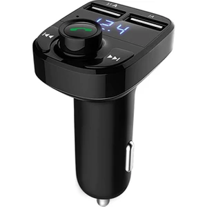 Araç Bluetooth Fm Transmitter Cihazı Mp3 Çalar Araç Çakmaklık Şarj Soketi Müzik Kiti