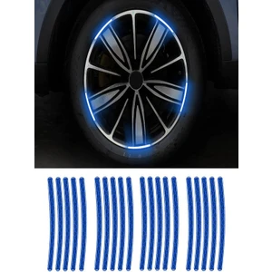 24'lü Jant Reflektörü Işıldak Oto Sticker Aksesuar