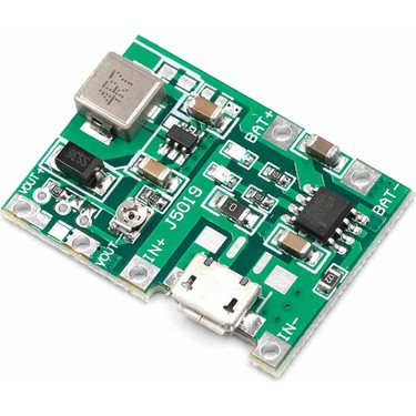 Alkatronik TP4056 18650 Lityum Pil Şarj Micro USB Ayarlı Fiyatı