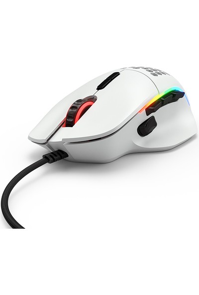Glorious Model I Kablolu Mat Beyaz RGB Oyuncu Mouse 69Gr