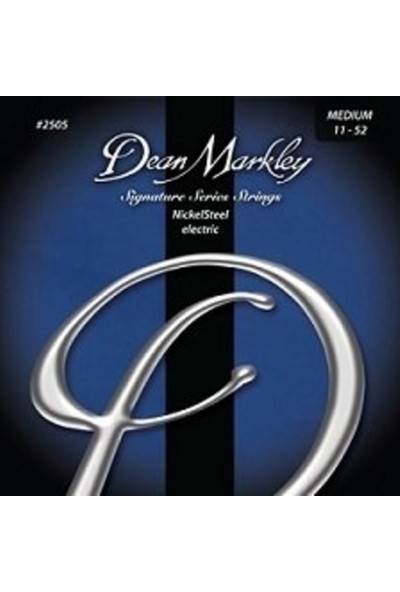 Dean Markley Dean Markley Nickel Steel Medium 2505 (11-52) - Elektro Gitar Tel Seti