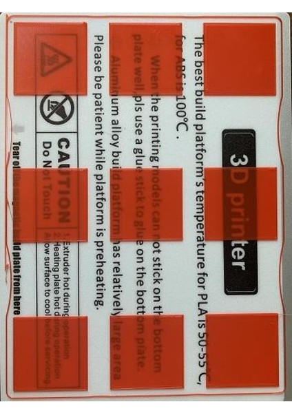 Qidi Tech X-Plus Yatak Seviyesi Plastik Aparat