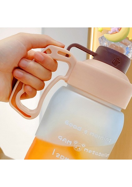 1.6l Gradyan Renk Alanı Plastik Spor Su Kupası Mavi (Yurt Dışından)