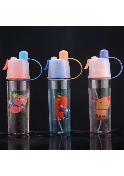 2 Adet Açık Hava Spor Sprey Fincanı, Kapasite: 600ML Geyik (Yurt Dışından)
