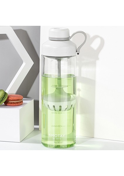 Dış Mekan Taşınabilir Filtre Su Kupası, Kapasite: 680ML Beyaz (Yurt Dışından)