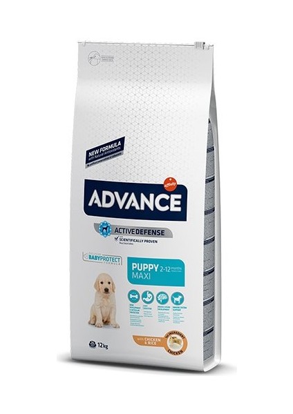 Advance Puppy Maxi Tavuklu Büyük Irk Yavru Köpek Maması 12 kg