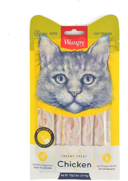 Tavuklu Sıvı Kedi Ödülü 5X14 gr