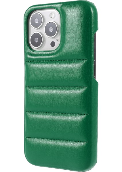 iPhone 13 Pro Max İçin Için Puffer Case - Yeşil (Yurt Dışından)