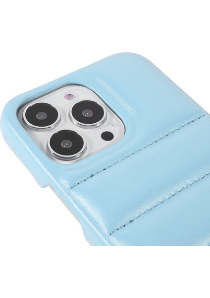 iPhone 13 Pro Max İçin Için Puffer Case - Açık Mavi (Yurt Dışından)