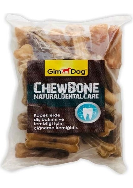 Gimdog Mordimi Ağız ve Diş Sağlığı Için Naturel Köpek Çiğneme Kemiği 25'li 200 gr
