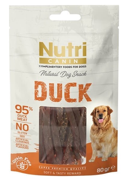 Nutri Canin Ördekli Tahılsız Köpek Ödül Maması 80 gr