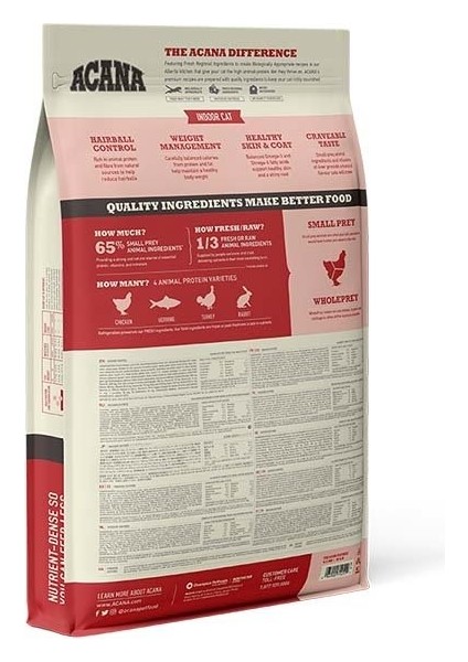 Acana Kısırlaştırılmış Indoor Entree Sterilised Kedi Maması 1,8 kg fiyatları
