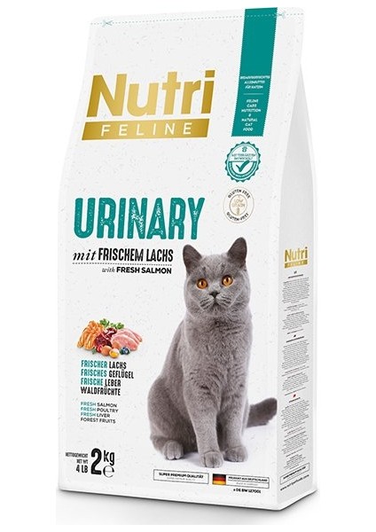 Nutri Feline Adult Urinary Idrar Sağlığı Somonlu Yetişkin Kedi Maması 2 kg