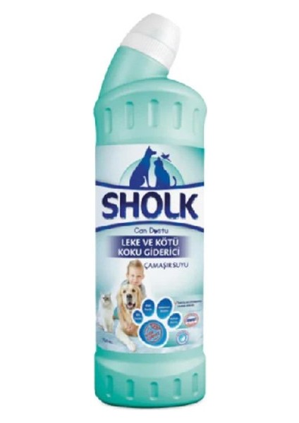 Sholk Leke ve Koku Giderici Oksijenli Çamaşır Suyu 750 ml