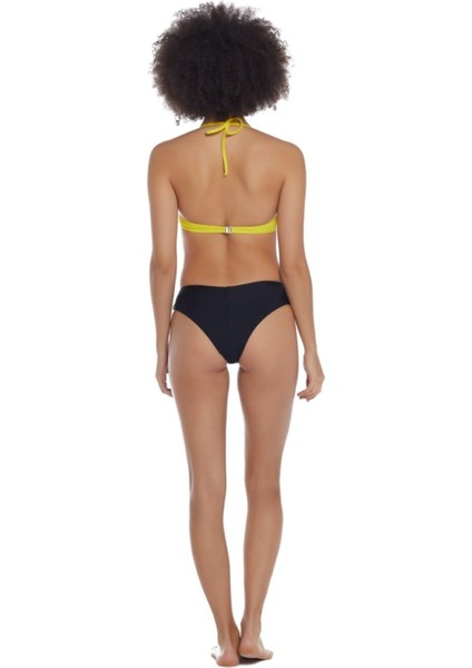 Kadın 4 cm Bikini Altı Siyah 824-