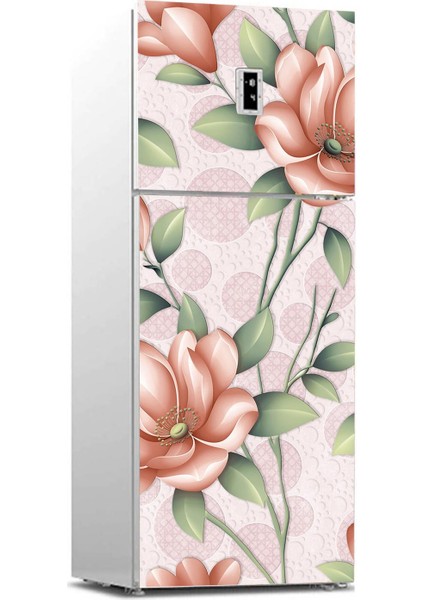Buzdolabı Sticker Kaplama Dolap Kaplama Etiketi Çiçek Duvar Dekor