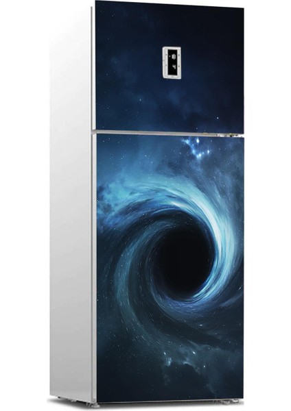 Buzdolabı Sticker Kaplama Dolap Kaplama Etiketi Karadelik Uzay