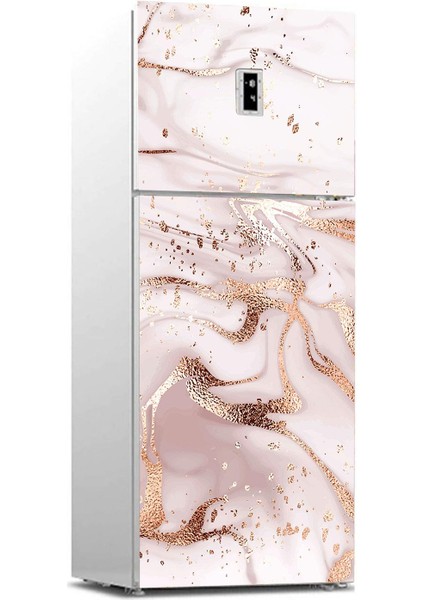 Buzdolabı Sticker Kaplama Dolap Kaplama Etiketi Soyut Pembe Parıltı