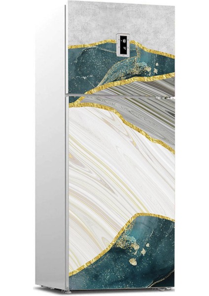Buzdolabı Sticker Kaplama Dolap Kaplama Etiketi Soyut Sanat