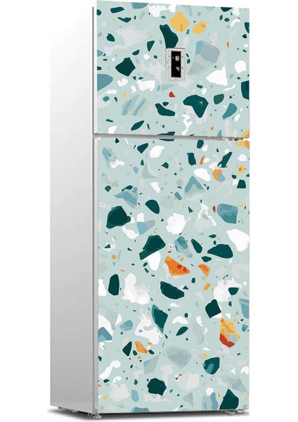 Buzdolabı Sticker Kaplama Dolap Kaplama Etiketi Terrazzo