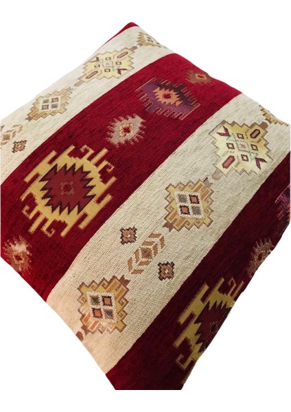 Kilim Desenli Kırmızı Kırlent Kılıfı 45CM*45CM fiyatları