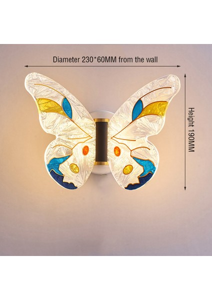 Çocuk Odası LED Kelebek Aplik (Yurt Dışından)