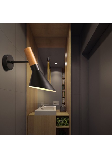 Modern Minimalist Endüstriyel Stil Alüminyum Yaratıcı Kişilik Yatak Odası Başucu Koridor Ferforje Duvar Lambası (Ampul Dahil Değil) (Yurt Dışından) fırsatları
