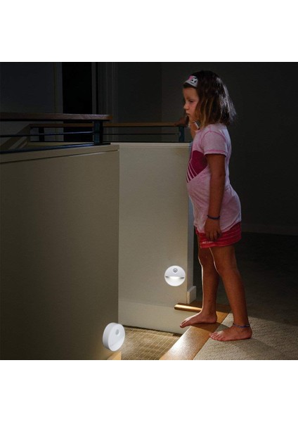 1 W Yarım Ay Şekli Yatak Odası Başucu Dolap Atmosfer Işık Tuvalet Koridor Duvar Işık Sense Gece Lambası LED Insan Vücudu Indüksiyon Işık (Beyaz Işık) (Yurt Dışından) fiyatları