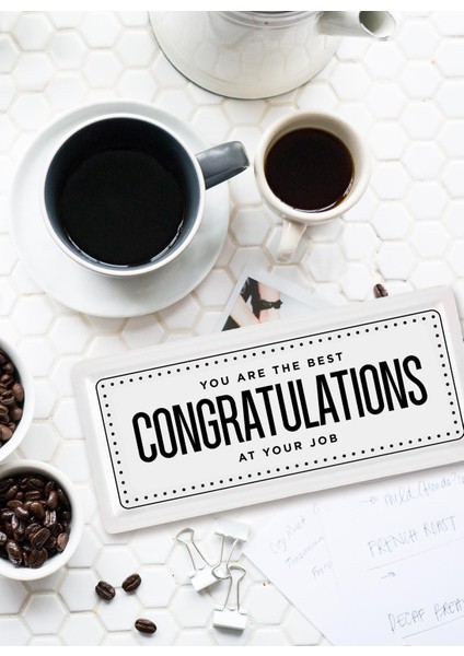 Dikdörtgen Servis Congratulations - 35 x 16 cm modelleri