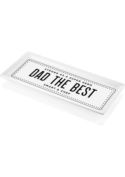 Dikdörtgen Servis Dad The Best - 35 x 16 cm fiyatları