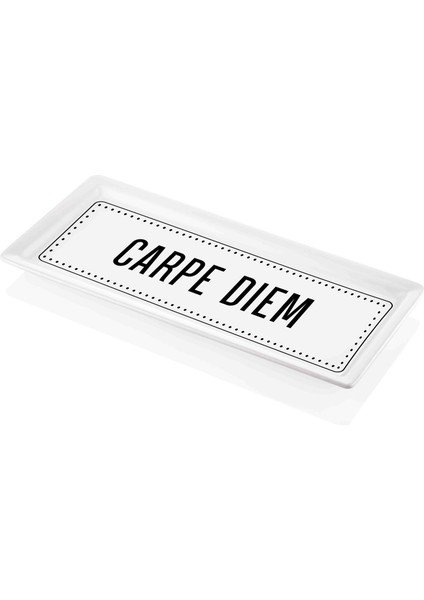Dikdörtgen Servis Carpe Diem - 35 x 16 cm