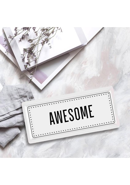 Dikdörtgen Servis Awesome - 35 x 16 cm modelleri