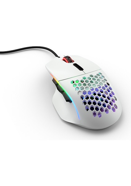 Model I Kablolu Mat Beyaz RGB Oyuncu Mouse 69Gr