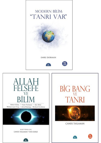 Modern Bilim Tanrı Var - Allah Felsefe ve Bilim - Big Bang ve Tanrı 3 Kitap Set - Emre Dorman