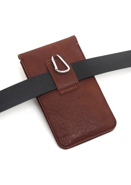 Evrensel Bel Çantası Durumda Retro Çevirme Çift Cüzdan Kılıfı Pu Deri Kılıf Telefon Kapak İçin (Yurt Dışından) modelleri