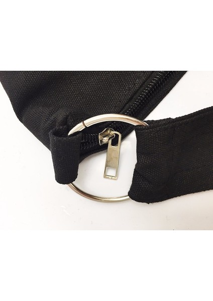 Siyah Omuz Çantası Bayanlar Düzensiz Tuval Messenger Çanta (22 x 23 x 30 cm.) (Yurt Dışından) fırsatları