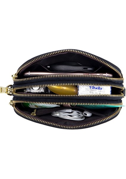 Hakiki Deri Crossbody Çanta Debriyaj Çanta Stil Moda Eğilim Kadın Çanta Messenger Çanta Çift Amaçlı Eğlence Çantası | Üst Kolu Çanta (Yurt Dışından) fırsatları