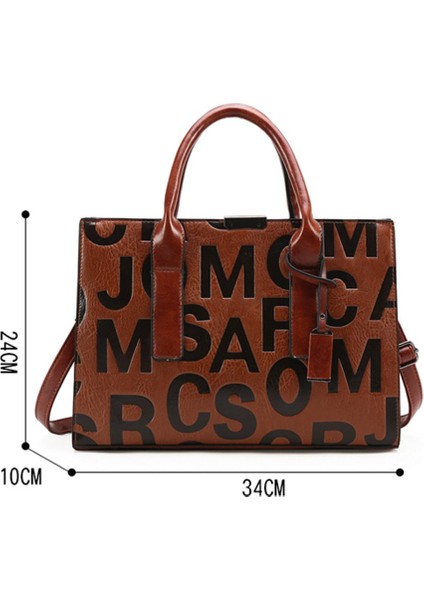 Işık Lüks Çanta Kadın Çanta Tasarımcı Mektup Kemer Omuz Çantaları Bayanlar Crossbody El Tote Çanta Kadınlar İçin (Kahverengi) (Yurt Dışından) fiyatları