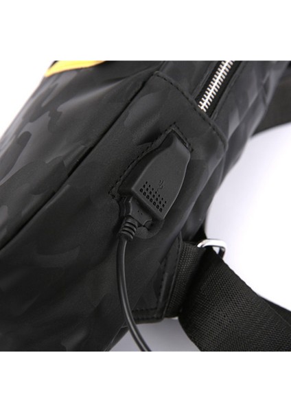 Moda Casual Crossbody Çanta Göğüs Çantası Omuz Çantası Messenger Çanta. (Yurt Dışından)