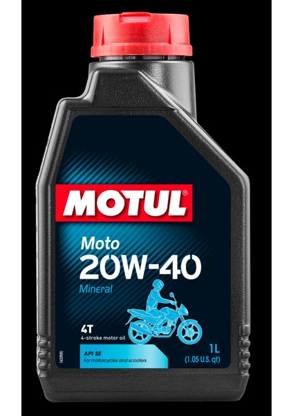 20W-40 4t Mineral Motosiklet Yağı 1l