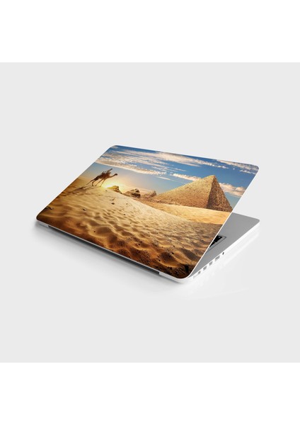 Laptop Sticker Bilgisayar Notebook Pc Kaplama Etiketi Çölde Günbatımı