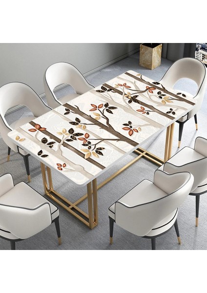 Masa Kaplama Folyosu Mobilya Masa Kaplama Folyoları Soyut Ağaç