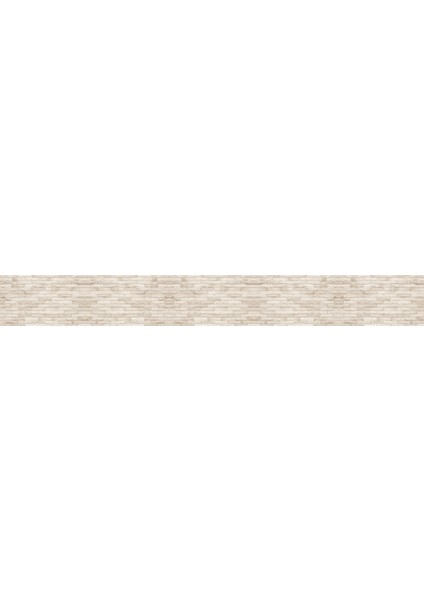 Mutfak Tezgah Arası Folyo Fayans Kaplama Folyosu Krem Beyaz Tuğla Duvar 60X400 cm fırsatları