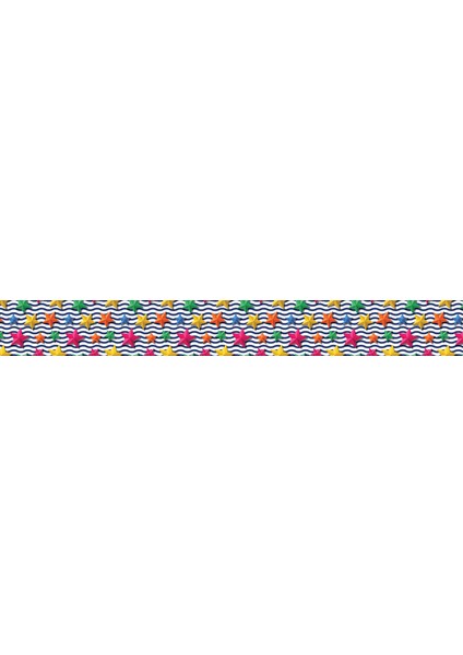 Mutfak Tezgah Arası Folyo Fayans Kaplama Folyosu Renkli Yıldızlar 60X500 cm fırsatları